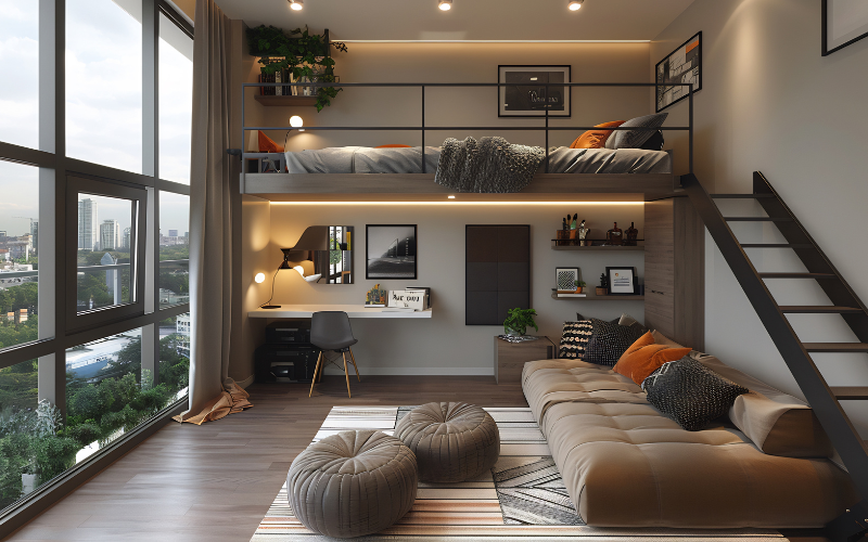 Make a Small Apartment Feel Bigger with Furniture